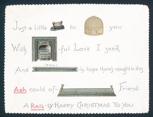 Artículos de ferretería, Tarjeta de Navidad de English School