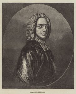 Isaac Watts, en la Galería Nacional de Retratos (grabado) de English School