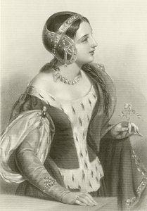 Isabel de Francia, reina del rey Eduardo II de English School