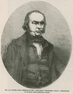 Isambard Kingdom Brunel, diseñador del barco de vapor Leviathan de English School