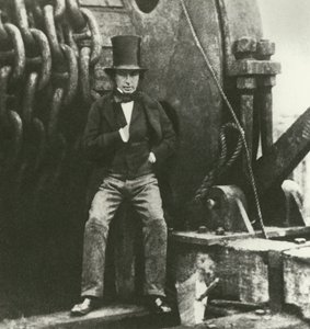 Isambard Kingdom Brunel, ingeniero, durante la construcción del Great Eastern
