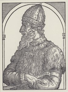 Iván III, Gran Príncipe de Moscú (litografía) de English School