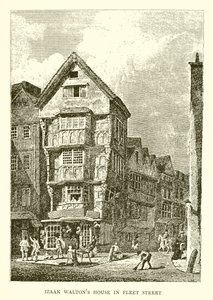 Casa de Izaak Walton en Fleet Street de English School