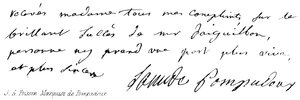 J A Poisson, Marquesa de Pompadour