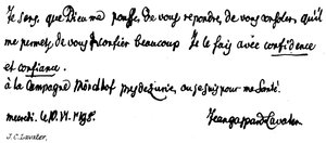 J C Lavater