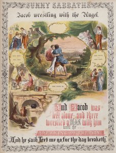 Jacob luchando con el ángel