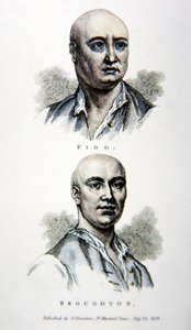 James Figg y Jack Broughton, de una impresión publicada en 1812