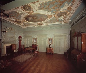 Sala de dibujo de James Gibbs de Henrietta Place, c.1728 de English School