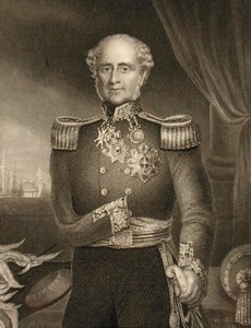 James Henry Somerset Fitzroy (1788-1855) 1er Barón Raglan (grabado) de English School