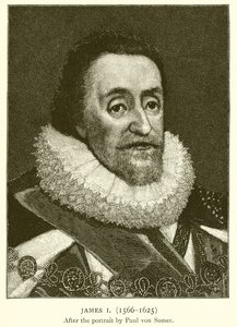 Jacobo I (1566-1625) de English School