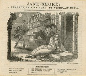 Jane Shore, una tragedia en cinco actos de English School