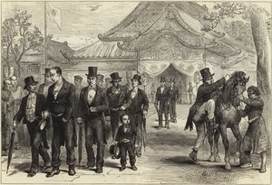 Funcionarios del gobierno japonés regresando de rendir homenaje al Mikado de English School