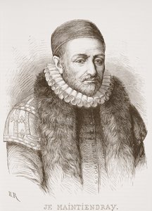 Je Maintiendray, ilustración de La Historia del Protestantismo de James Aitken Wylie (1808-1890), pub. 1878 de English School