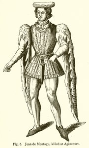 Jean de Montagu, muerto en Agincourt de English School