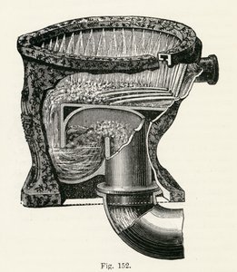 Jarrón de pedestal de Jennings de English School