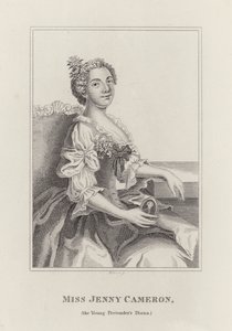 Jenny Cameron, Flora Macdonald (grabado) de English School