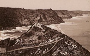 Jersey, Islas Chanel: The Way down to the Devils Hole (litografía)