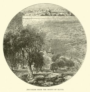 Jerusalén desde el Monte de los Olivos de English School