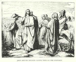 Jesús y sus Discípulos pasando por el Campo de Trigo de English School