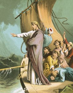Jesús calmando la tormenta de English School