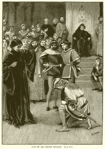 Juana de Arco ante Carlos de English School