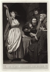 Juana de Arco declarando su misión de English School