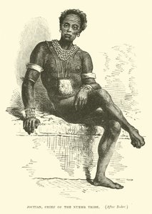 Joctian, jefe de la tribu Nuehr, según Baker de English School