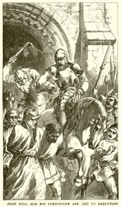 John Ball y sus compañeros son llevados a la ejecución de English School