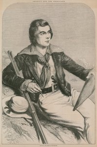 John Banvard, el viajero americano (grabado)