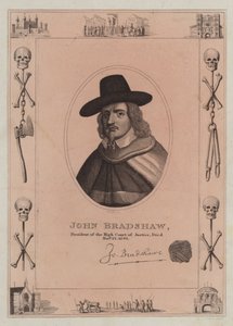 John Bradshaw, Presidente del Tribunal Superior de Justicia, murió el 22 de noviembre de 1695 de English School