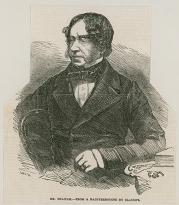John Braham, cantante; de un daguerrotipo de Claudet