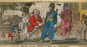 John Bull y los cosacos en Londres de English School