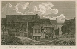 Casa de reuniones de John Bunyan, Zoar Street, Gravel Lane, Southwark