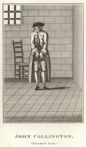 John Collington, Ejecutado 1750 de English School
