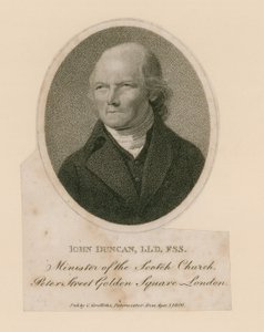 John Duncan, Ministro de la Iglesia Escocesa, Peter Street, Golden Square, Londres