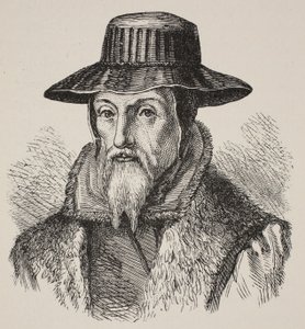 John Foxe, ilustración de The Church of England: A History for the People por H.D.M. Spence-Jones