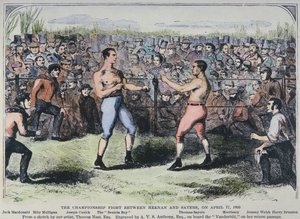 John Heenan contra Tom Sayers de English School