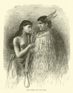 John Heke y su esposa