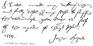John Hooper, Obispo de Gloucester (Mártir)