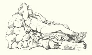 John Keats Ilustración para Endymion (grabado) de English School