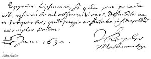 Johannes Kepler