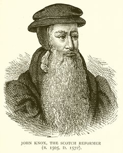 John Knox, el reformador escocés (N. 1505, M. 1572) de English School