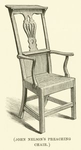 Silla de predicación de John Nelson (grabado)