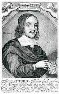 John Playford (1623-c.1686) (grabado) de English School