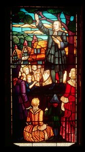 John Wesley (1703-91) predicando los evangelios en Inglaterra, c.1890