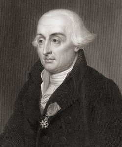 Joseph-Louis Lagrange, Conde del Imperio (1736-1813) de Gallery of Portraits, publicado en 1833 de English School