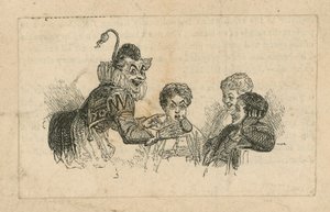 Joseph Grimaldi como Payaso de English School