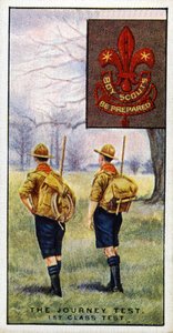 Prueba de Viaje para la Insignia de 1ª Clase de Scouts, 1929