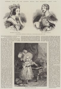 Año del jubileo del reinado de la reina, la vida temprana de Su Majestad de English School