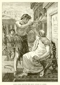 Julio César rechazando la corona ofrecida por Antonio de English School